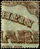 Timbre-monnaie de 50 kan utilis� en Lettonie - dos