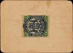 Timbre-monnaie de 2 shillings sur carton type 1 �mis par Marshall Hole � Bulawayo en Rhod�sie (Zimbabwe) - dos