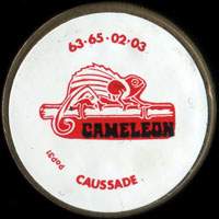 Monnaie publicitaire Camlon - Caussade - 63.65.02.03 (rouge) sur 10 francs Mathieu