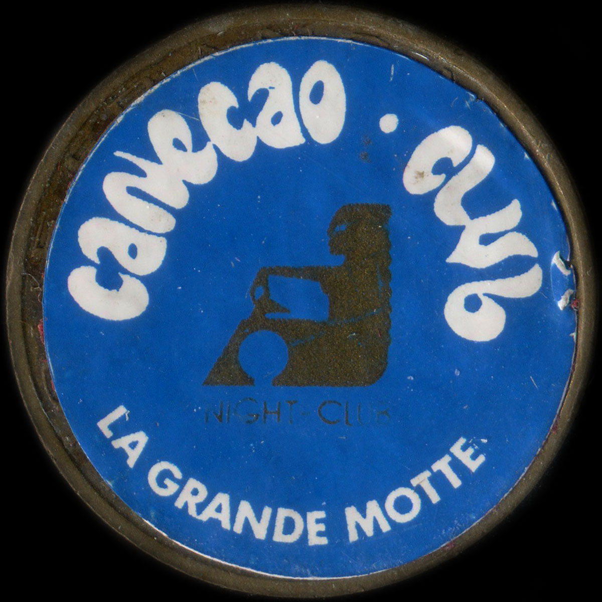 Monnaie publicitaire Canecao Club - Night-Club - La Grande-Motte  - sur 10 francs Mathieu