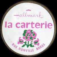 Monnaie publicitaire La Carterie - Rue Ronville Arras - sur 10 francs Mathieu