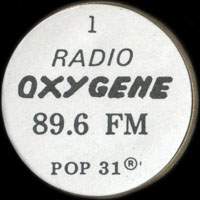 Monnaie publicitaire Radio Oxygene 89.6 FM sur 10 francs Mathieu