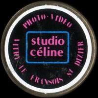 Monnaie publicitaire Studio C�line - Photo-vid�o - Vitry-le-Fran�ois - St-Dizier - sur 10 francs Mathieu