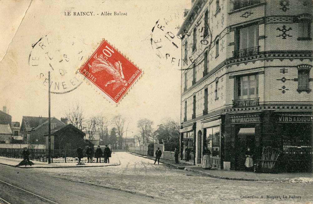 Le Raincy - L'Allée Balzac en 1908