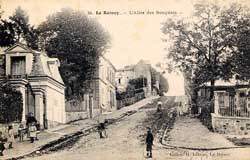 Le Raincy - L'All�e des Bosquets en 1906