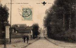 Le Raincy - L'Allée des Bosquets en 1906