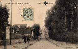Le Raincy - L'All�e des Bosquets en 1906