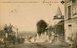 Le Raincy - L'All�e des Bosquets, vue prise du haut.