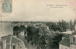 Le Raincy - All�e Nicolas Carnot et les quatre Tourelles vue des toits