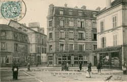 Le Raincy - Carrefour de l'All�e de Gagny et de l'All�e Cl�mencet vu de la Cour de la Gare en 1904