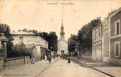 Le Raincy - L'All�e de l'Eglise en 1903