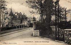 Le Raincy - All�e de l'Ermitage en 1908