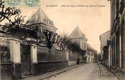 Le Raincy - Allée de Gagny et Entrée des Quatre Tourelles en 1905
