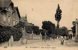 Le Raincy - All�e du Jardin Anglais en 1914