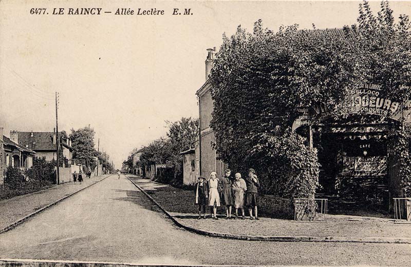 Le Raincy - L'Allée Leclère en 1944