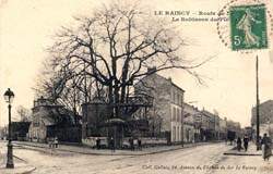 Le Raincy - La route de Montfermeil et le Robinson du Plateau en 1916