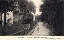 Le Raincy - L'All�e des Violettes en 1928