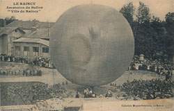 Le Raincy - L'Ascension du Ballon Ville du Raincy le 22 juillet 1907