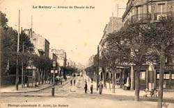 Le Raincy - L'Avenue du Chemin de en 1916