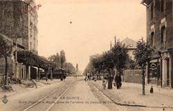 Le Raincy - Rond-Point de la Mairie depuis l'Avenue du Chemin de Fer