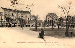Le Raincy - Le Rond-Point de la Station en 1905 (devenu Place du G�n�ral De Gaulle)