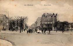Le Raincy - Le Rond-Point de la Station en 1919 (devenu Place du G�n�ral De Gaulle)