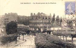 Le Raincy - Le Rond-Point de la Station en 1930 (devenu Place du Général De Gaulle)