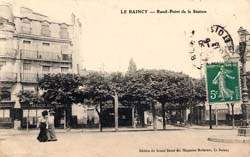 Le Raincy - Le Rond-Point de la Station en 1913