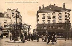Le Raincy - Rond-Point de la Station et All�e Victor Hugo en 1905