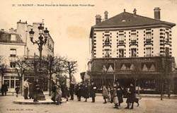 Le Raincy - Rond-Point de la Station et Allée Victor Hugo en 1905