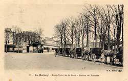 Le Raincy - Rond-Point de la Gare - Station de Voitures