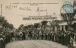 Le Raincy - Avenue de Livry - D�part de Courses de la Soci�t� Raincy-Sports - Maison Roger