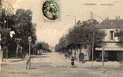 Le Raincy - l'Avenue Thiers en 1908
