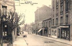 Le Raincy - l'Avenue Thiers vers Pavillons en 1939