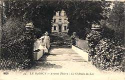 Le Raincy - l'Avenue Thiers - Le Ch�teau du Lac