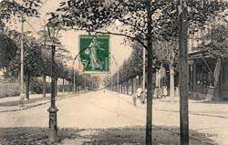Le Raincy - l'Avenue Thiers, vue du Plateau de Montfermeil