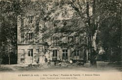 Le Raincy - Vlla Le Parc - Pension de Famille - 7, Avenue Thiers