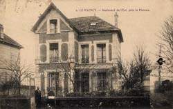 Le Raincy - Boulevard de l'Est, pr�s le Plateau en 1909