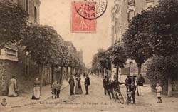 Le Raincy - Le Boulevard de l'Ouest en 1905