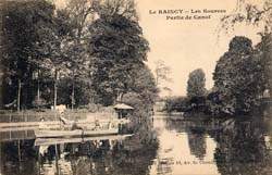 Le Raincy - Une partie de Canot sur les Sources