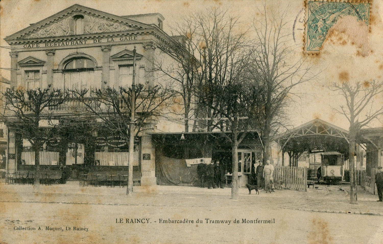 Le Raincy - Embarcad�re du Tramway de Montfermeil en 1906