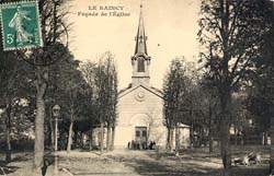 Le Raincy - La Fa�ade de l'Eglise