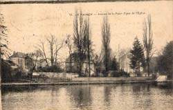Le Raincy - Autour de la pièce d'eau de l'église en 1908