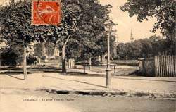 Le Raincy - La pi�ce d'eau de l'Eglise en 1910