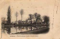 Le Raincy - Etude de paysages (la pi�ce d'eau de l'�glise)