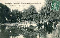 Le Raincy - Concours de Pêche - Pièce d'eau de l'Eglise en 1907