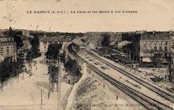 Le Raincy - La Nouvelle Gare du Raincy à vol d'oiseau en 1926