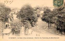 Le Raincy - La Gare - Vue ext�rieure - Station du Tramway de Montfermeil