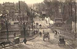 Le Raincy - Le passage � niveau de l'ancienne gare