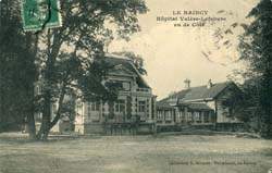 Le Raincy - Hôpital Valère-Lefèbvre vu de côté en 1910